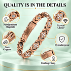 Premium Pure Copper Magnetic Bracelet for Women