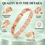 Premium Pure Copper Magnetic Bracelet for Women