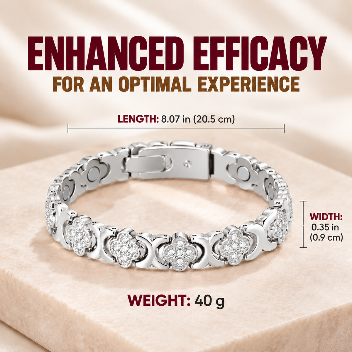 Premium Pure Copper Magnetic Bracelet for Women