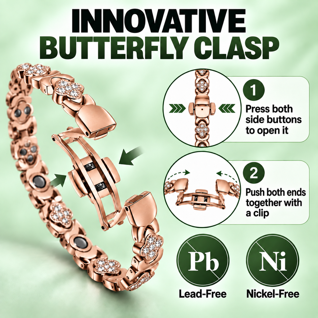 Premium Pure Copper Magnetic Bracelet for Women