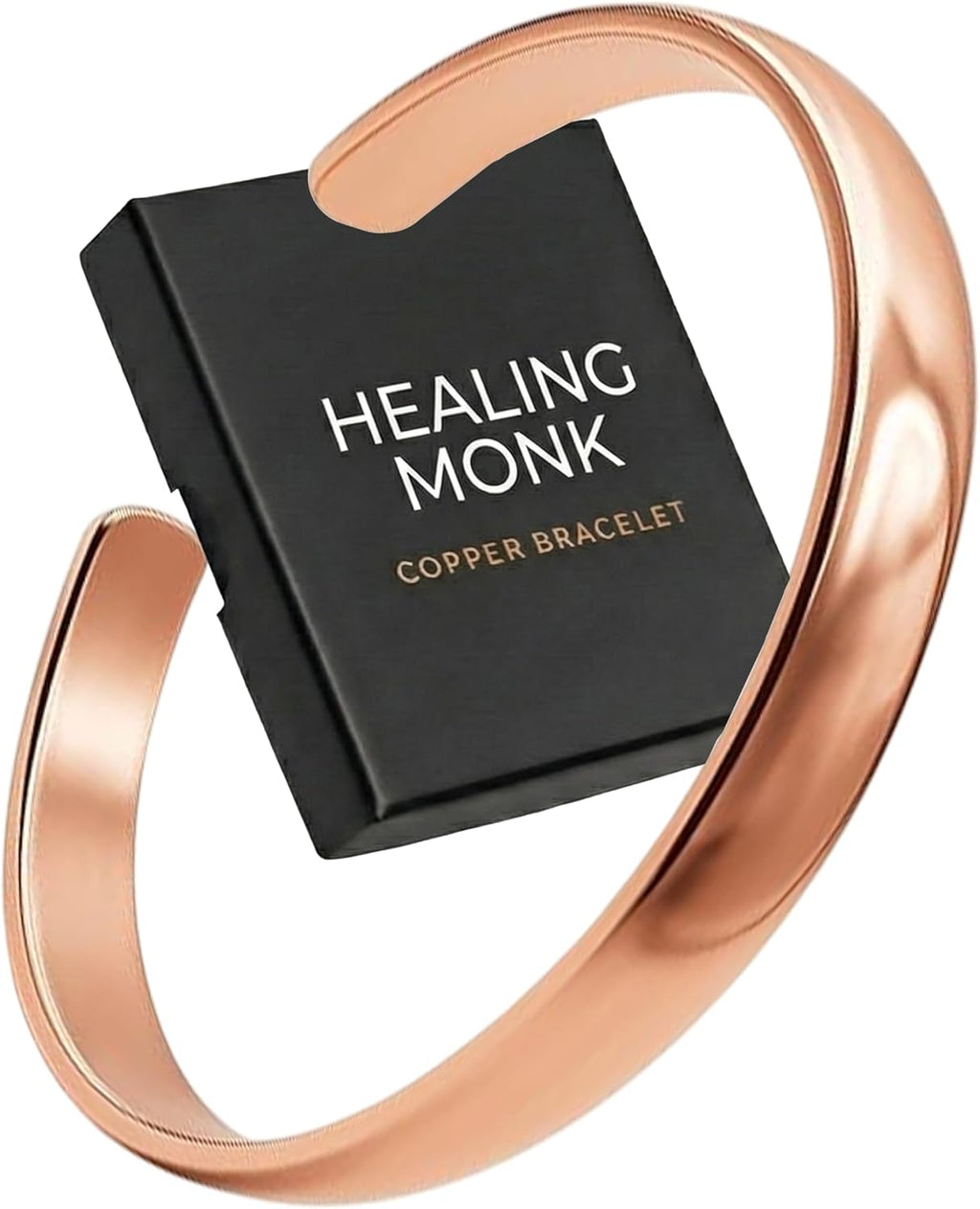 Healing Monk solid copper cuff bracelet, hand-forged in Nepal