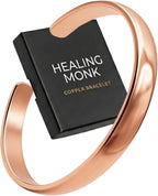Healing Monk solid copper cuff bracelet, hand-forged in Nepal