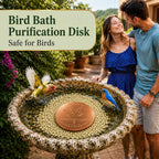 Reinforced solid copper disc for outdoor water features