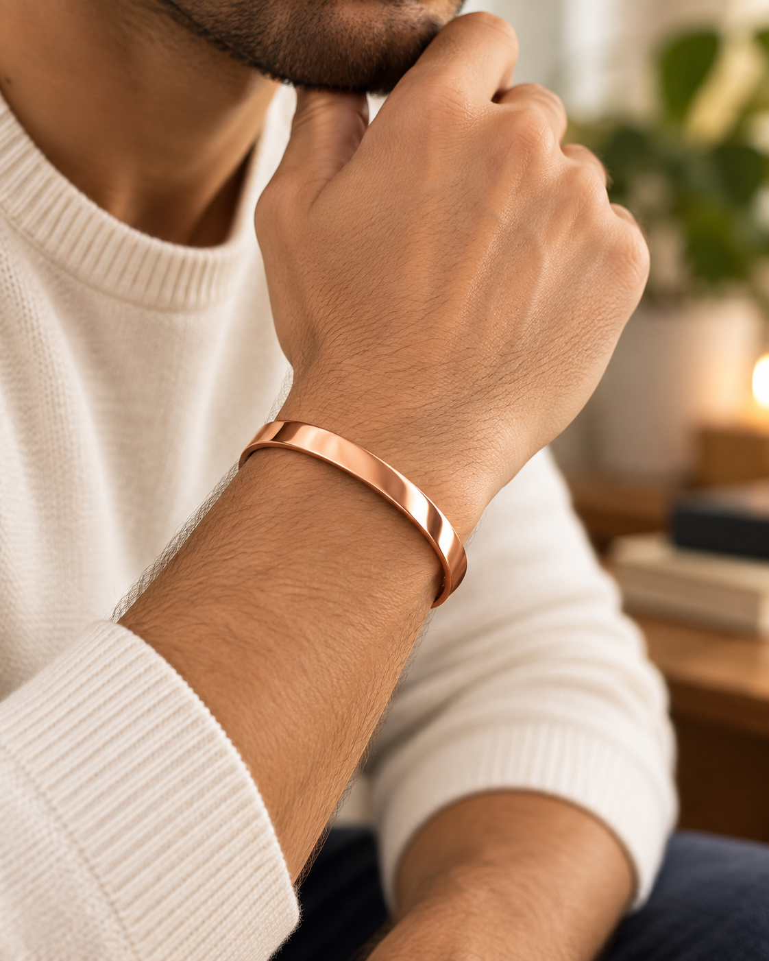 Healing Monk Pure Copper Bracelet for Men & Women