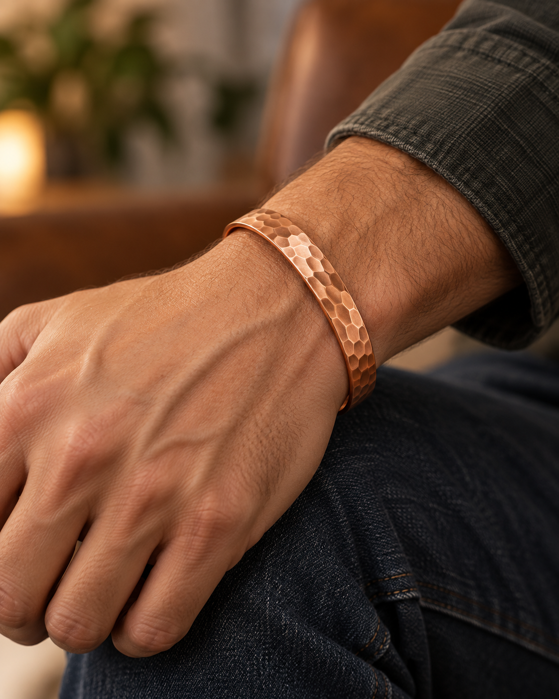 Healing Monk Pure Copper Bracelet for Men & Women